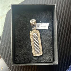 Gold and Silver Pendant